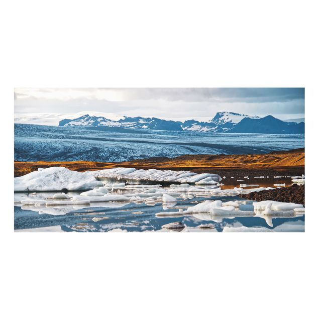 Spritzschutz Natur Gletscherlagune