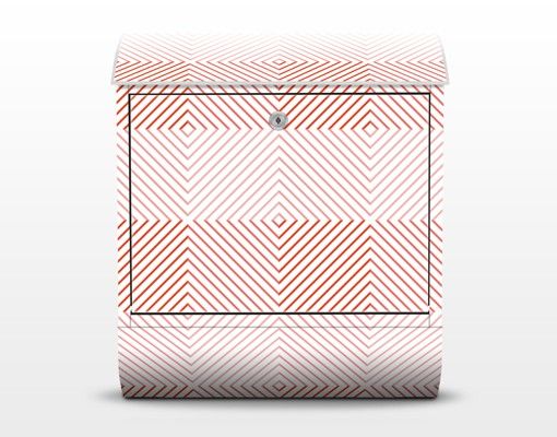 Pattern Design Streifen Muster in Rosa