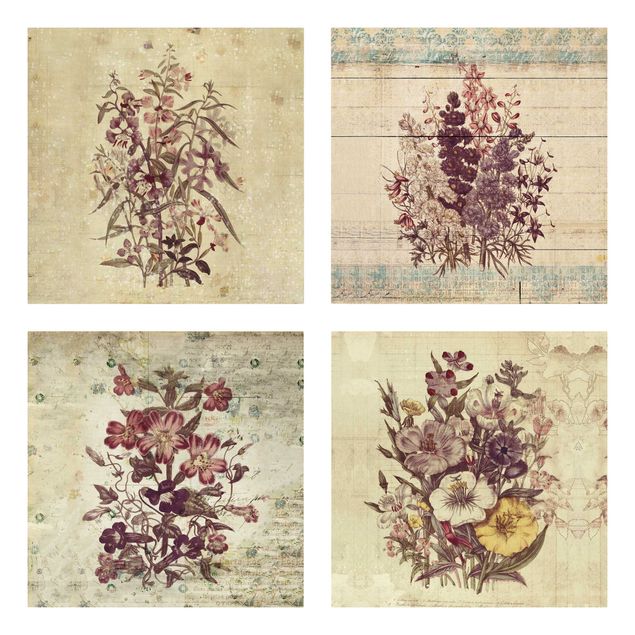 schöne Bilder Vintage Blumen Sammlung