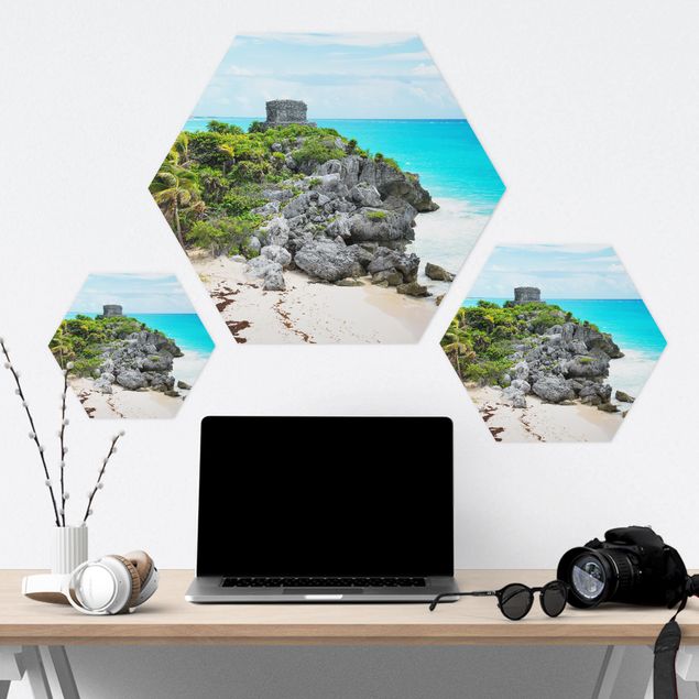 Hexagon Bild Forex - Karibikküste Tulum Ruinen