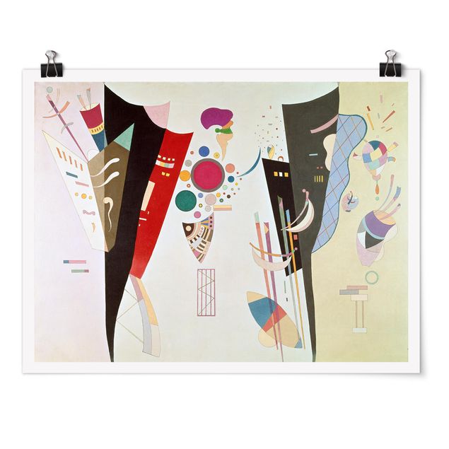 Moderne Poster Wassily Kandinsky - Wechselseitiger Gleichklang