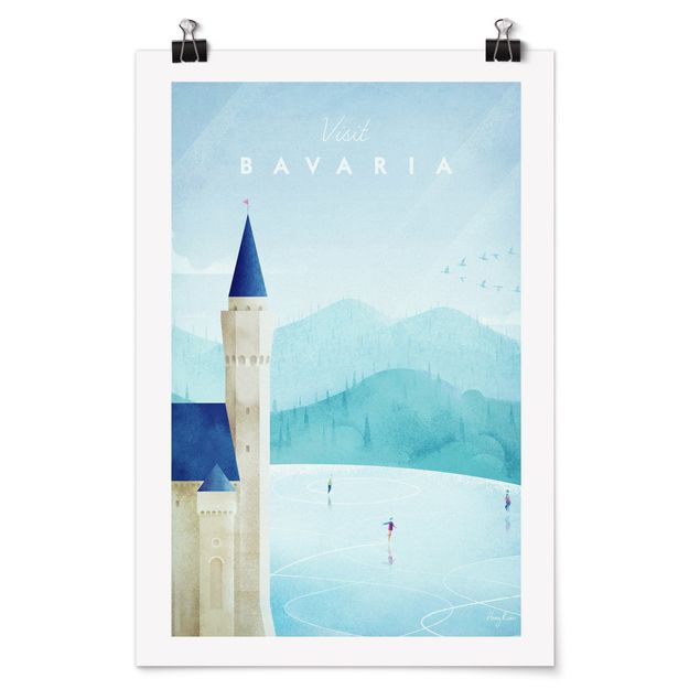 Henry Rivers Prints Reiseposter - Bavaria