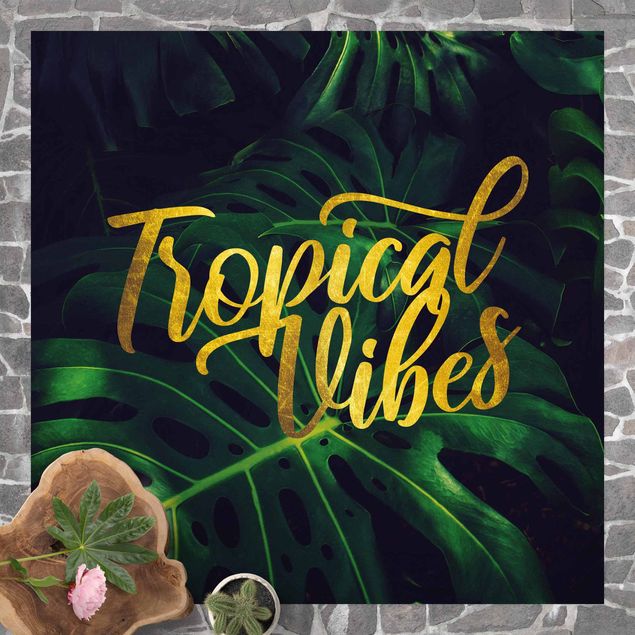 Teppich Balkon Dschungel - Tropical Vibes