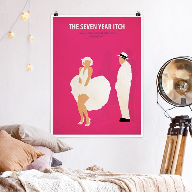 Wand Poster XXL Filmposter The seven year itch