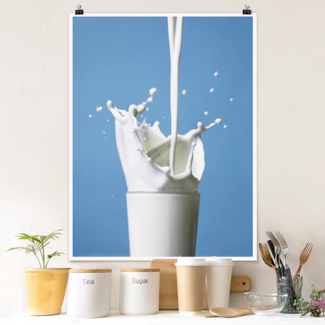 Wand Poster XXL Milk