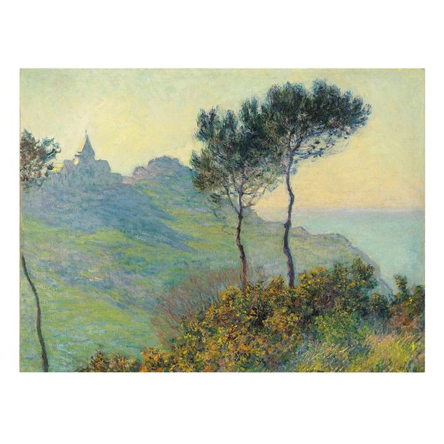 Leinwandbilder kaufen Claude Monet - Varengeville Abendsonne