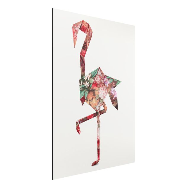 Jonas Loose Poster Origami Flamingo