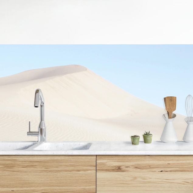 Platte Küchenrückwand Sandhügel
