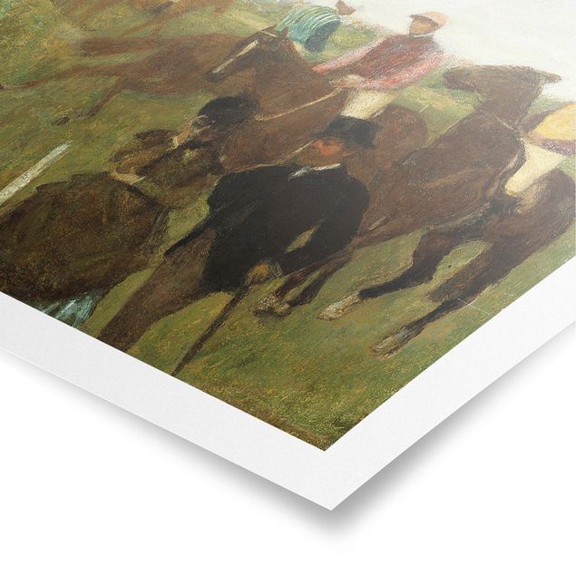 Degas Bilder Edgar Degas - Jockeys auf Rennbahn