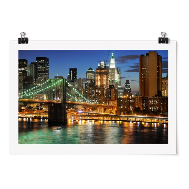 Moderne Poster Manhattan Panorama