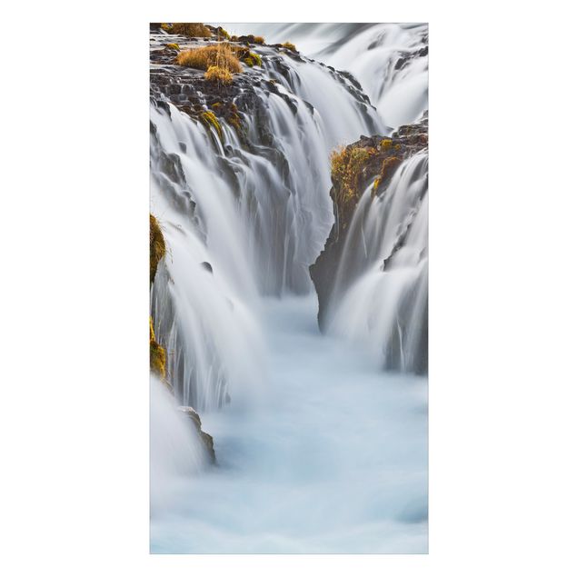 Duschrückwand - Brúarfoss Wasserfall in Island