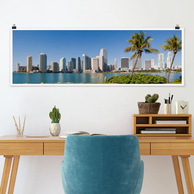 XXL Poster Miami Beach Skyline