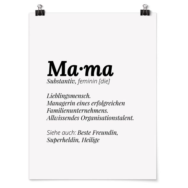 Bilder Die Definition von Mama