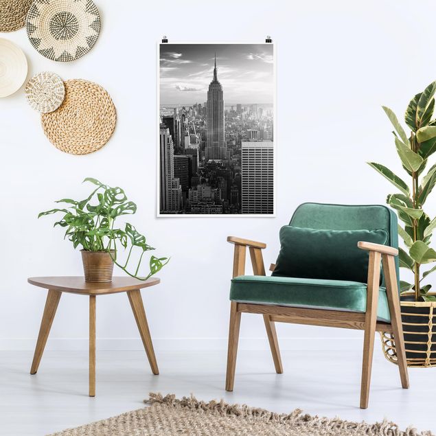 Poster - Manhattan Skyline - Hochformat 3:2