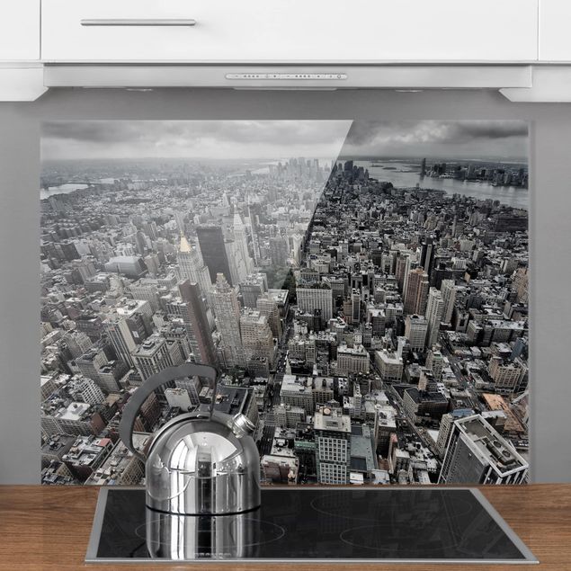 Spritzschutz Küche Blick über Manhattan