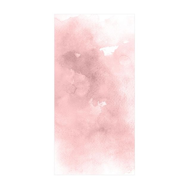 Teppich rosa Aquarellstruktur Rosa Zuckerwatte