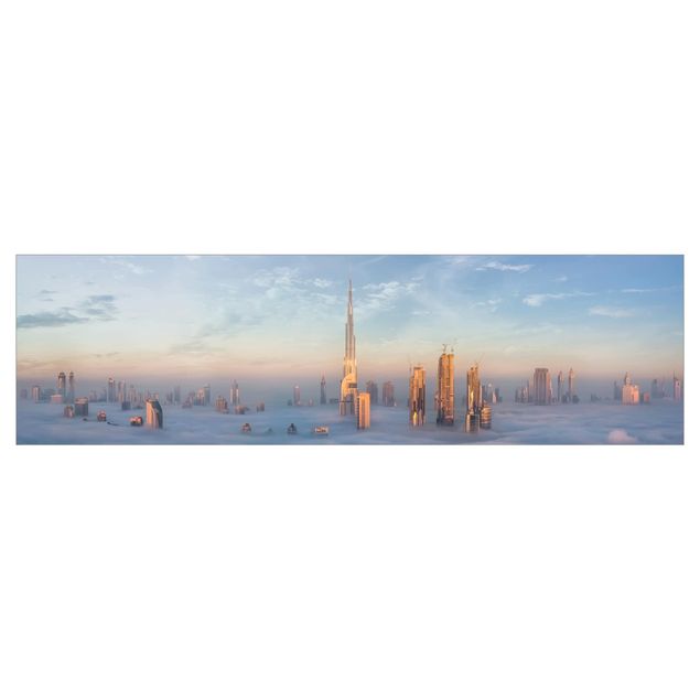 Küchenrückwand Motiv Dubai über den Wolken