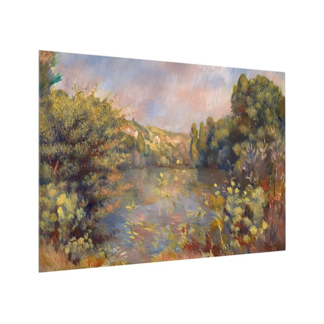 Impressionistische Gemälde Auguste Renoir - Landschaft mit See