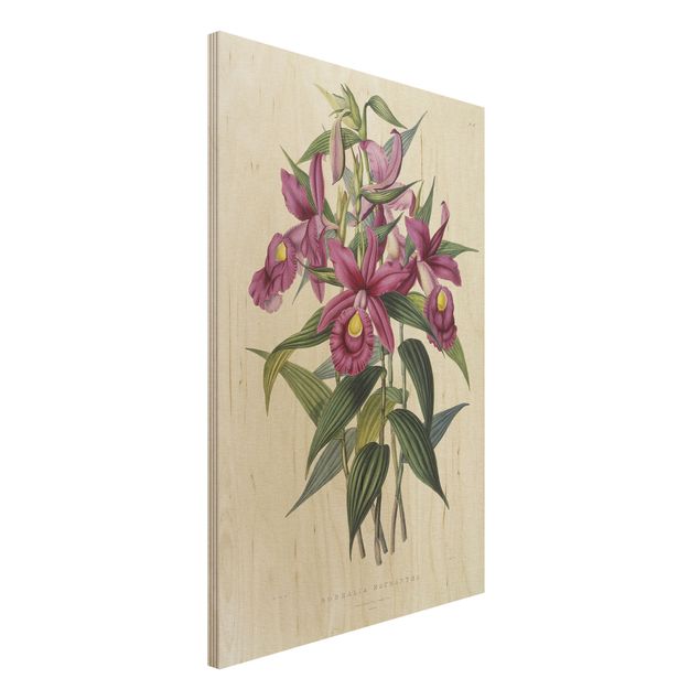 Holzbild Blumen Maxim Gauci - Orchidee I