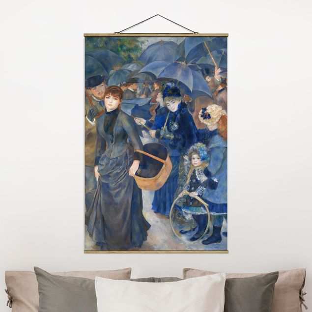 Impressionistische Gemälde Auguste Renoir - Die Regenschirme