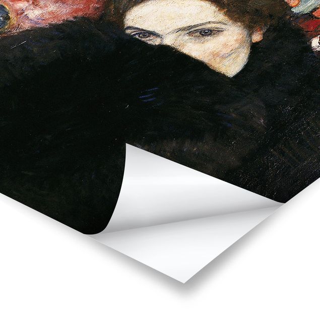 Bilder Gustav Klimt - Dame mit Muff