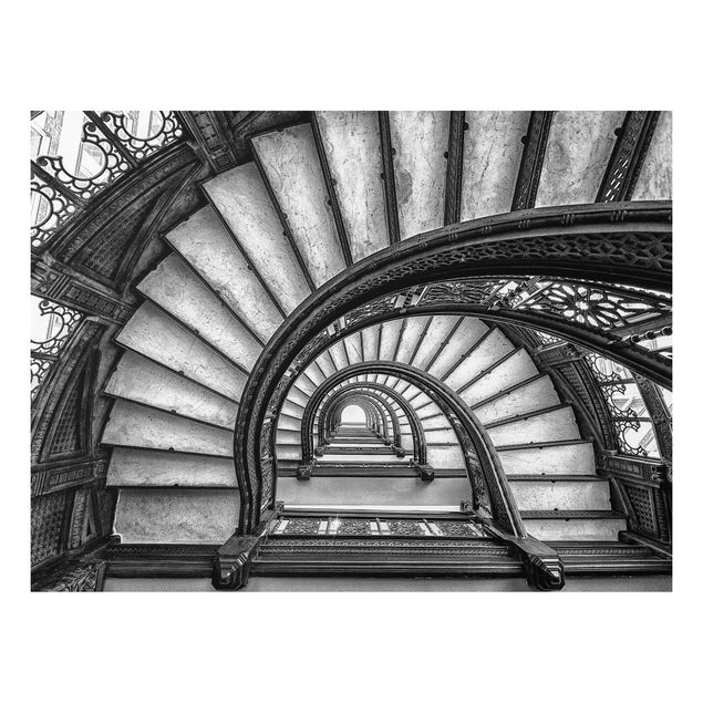 Bilder auf Hartschaumplatte Chicagoer Treppenhaus