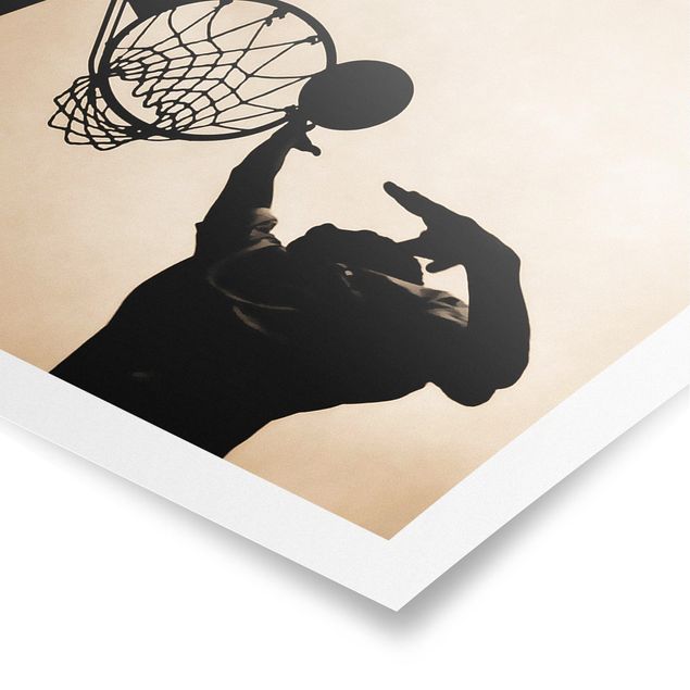 Poster - Basketball - Querformat 3:4