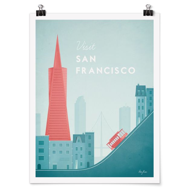 Henry Rivers Poster Reiseposter - San Francisco