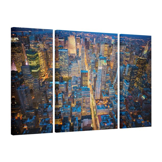 Leinwandbild 3-teilig - Midtown Manhattan - Triptychon