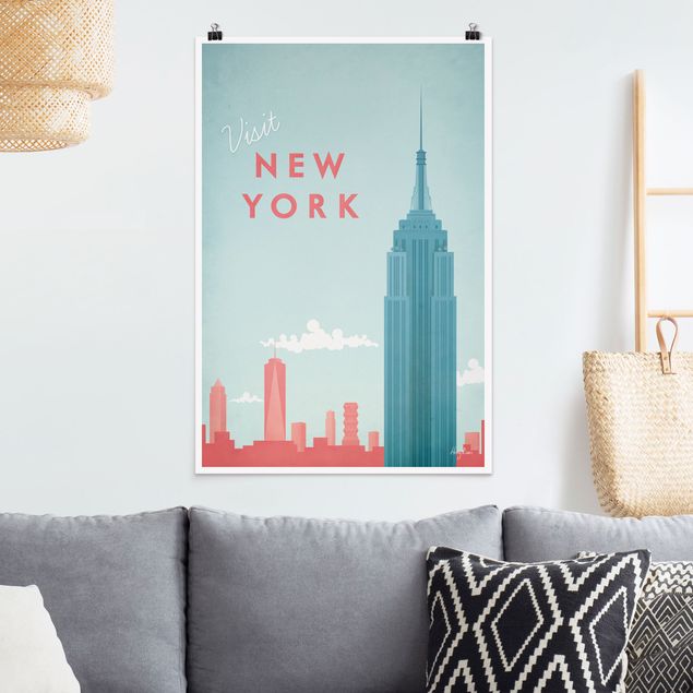 Poster - Reiseposter - New York - Hochformat 3:2