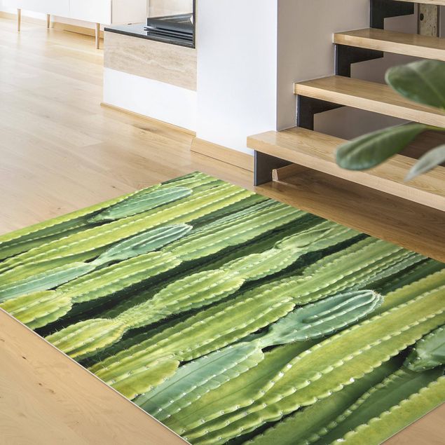 Moderne Teppiche Kaktus Wand