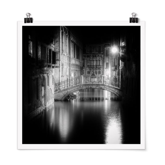 Poster Skyline Brücke Venedig