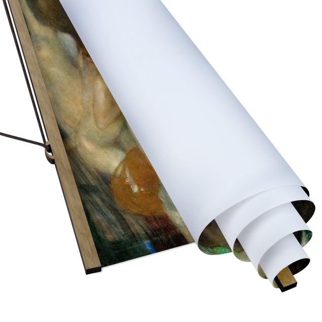 Stoffbilder mit Posterleisten Gustav Klimt - Bewegtes Wasser
