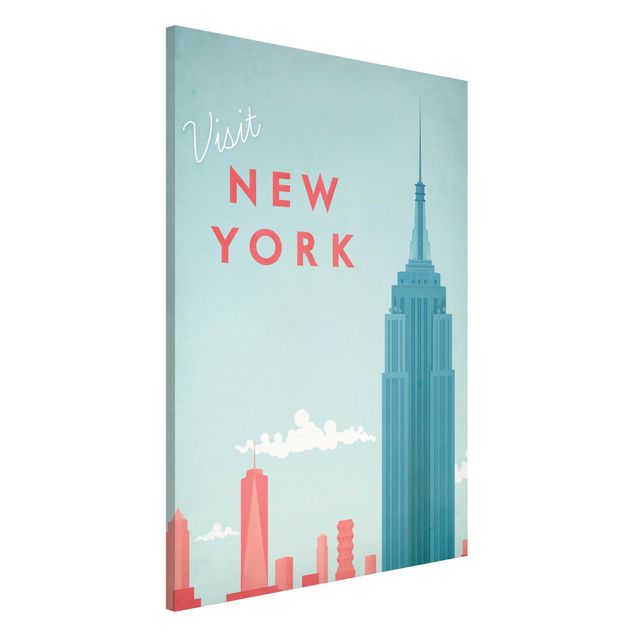 Magnettafeln Syklines Reiseposter - New York