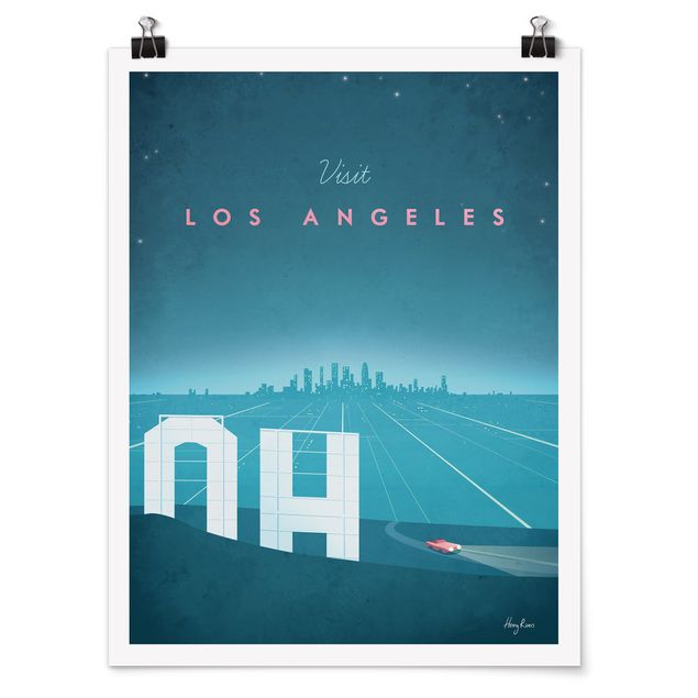 Henry Rivers Poster Reiseposter - Los Angeles