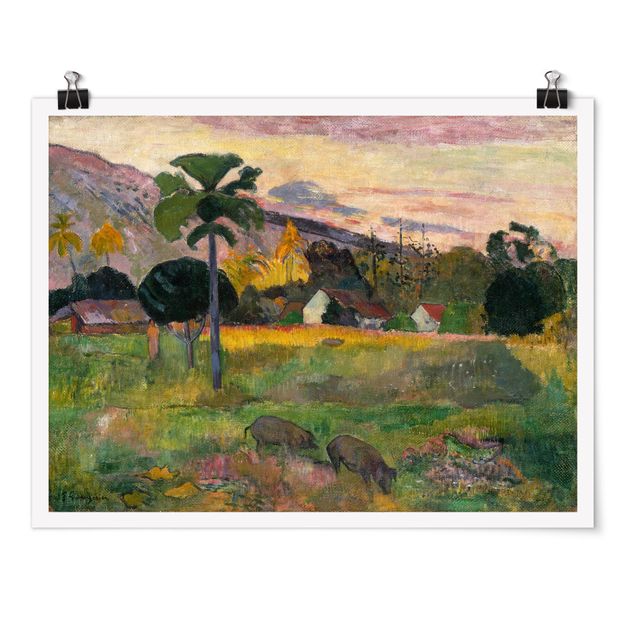 Moderne Poster Paul Gauguin - Komm her