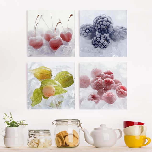Wandbilder Gefrorene Früchte