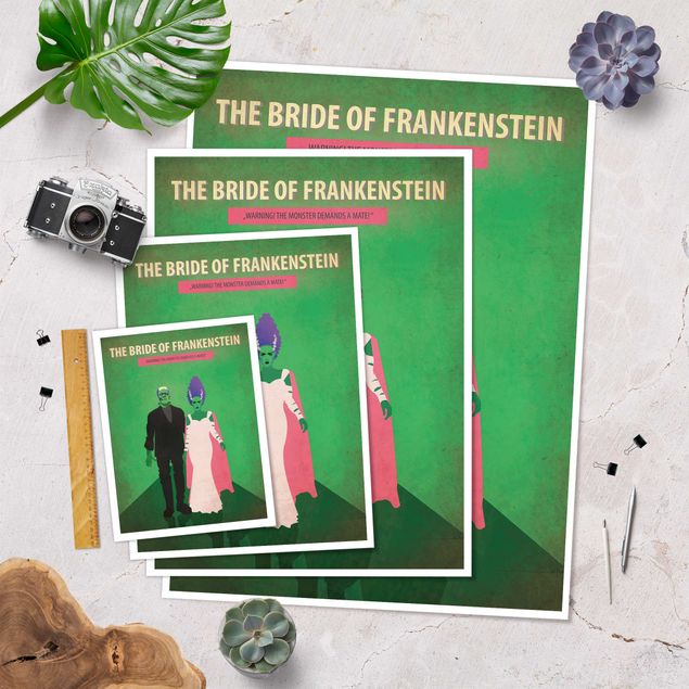 Poster - Filmposter The Bride of Frankenstein - Hochformat 4:3