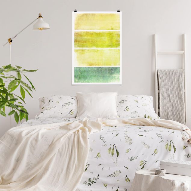 Moderne Poster Colour Harmony Yellow