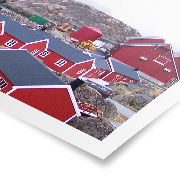 Poster kaufen Siedlung im Fjord