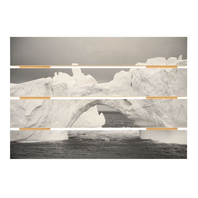 Holzbild - Antarktischer Eisberg II - Querformat 2:3