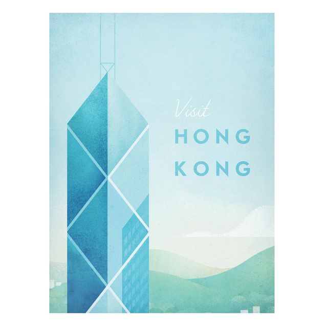Henry Rivers Prints Reiseposter - Hong Kong