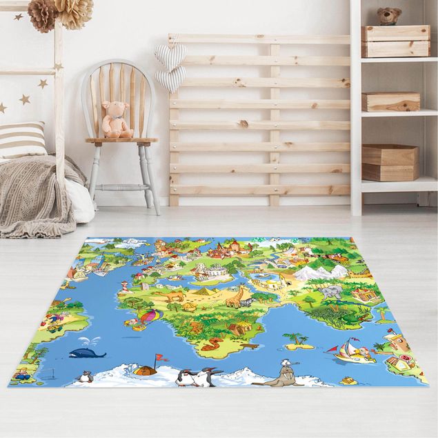Teppich Outdoor Great And Funny Worldmap