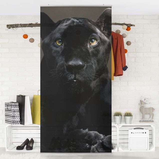 Raumteiler Tiere Black Puma