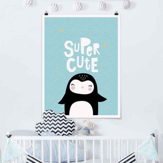 Riesenposter XXL Super Cute Pinguin