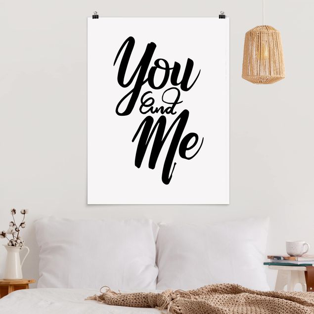 Poster - You and me - Hochformat 3:4