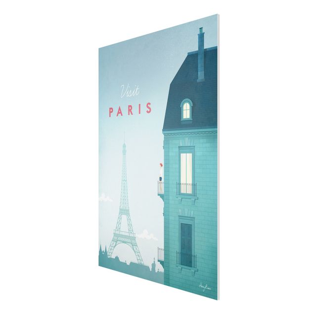 Bilder auf Hartschaumplatte Reiseposter - Paris