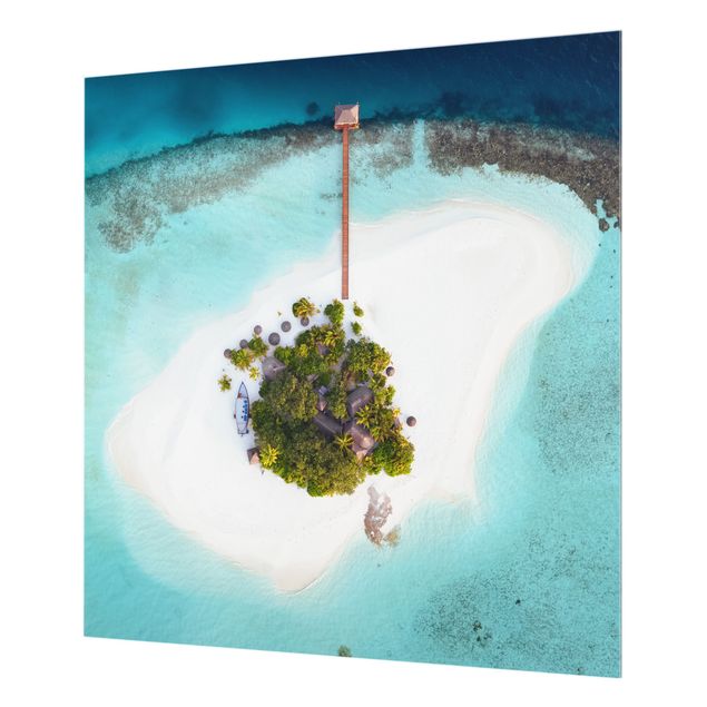 Spritzschutz Ozeanparadies Malediven