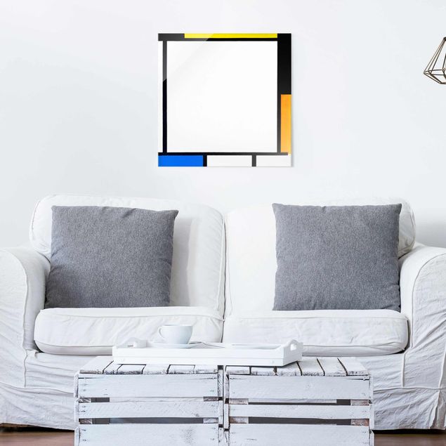 Gemälde abstrakt Piet Mondrian - Komposition II