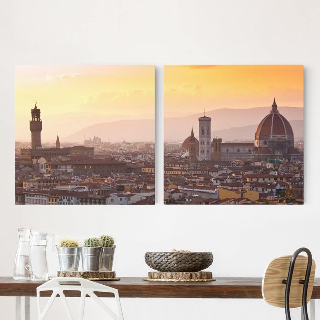 Skyline Leinwand Florenz